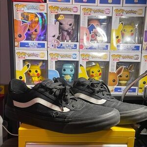 Vans Kids Black and White Sneakers